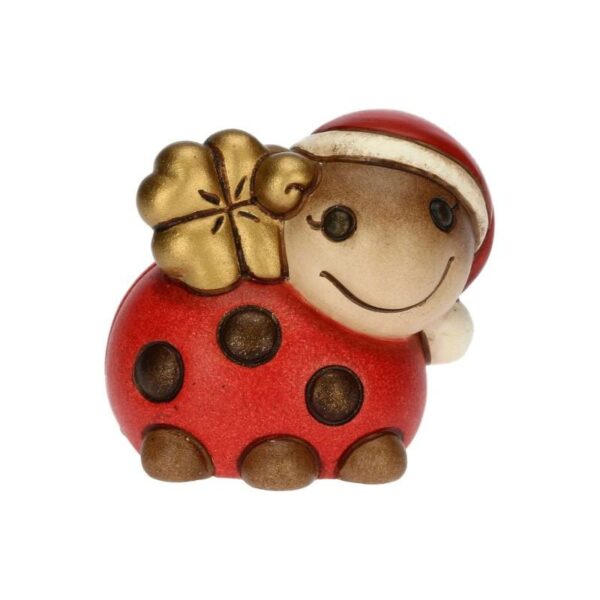 Thun - Mini animale coccinella con quadrifoglio portafortuna