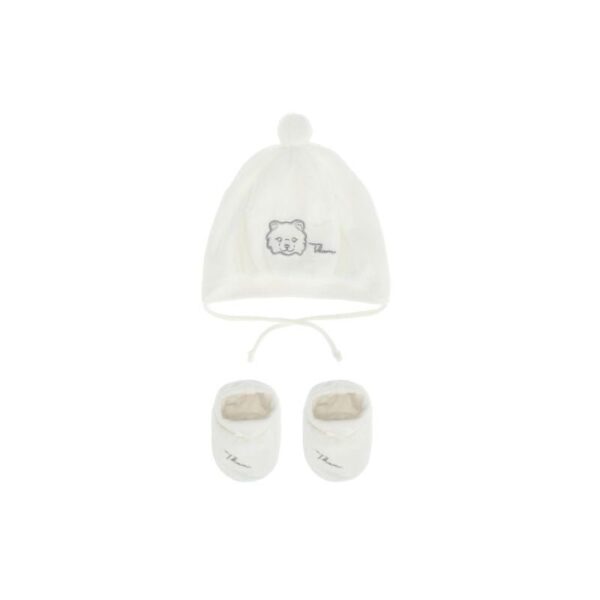 Thun - Set cappello e scarpine Thun & OVS con lupo Noah