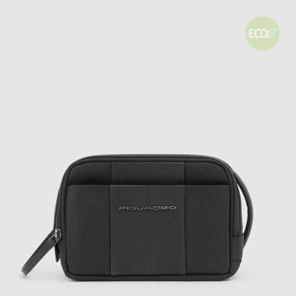 Piquadro - Nécessaire da viaggio in tessuto riciclato Brief 2