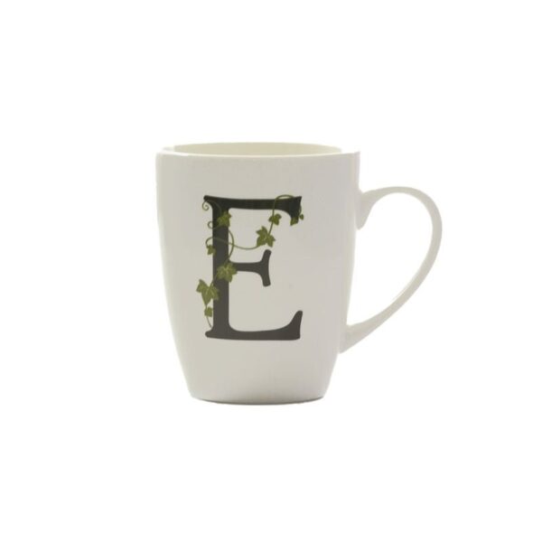La Porcellana Bianca - Tazza Mug Lettera 'E'