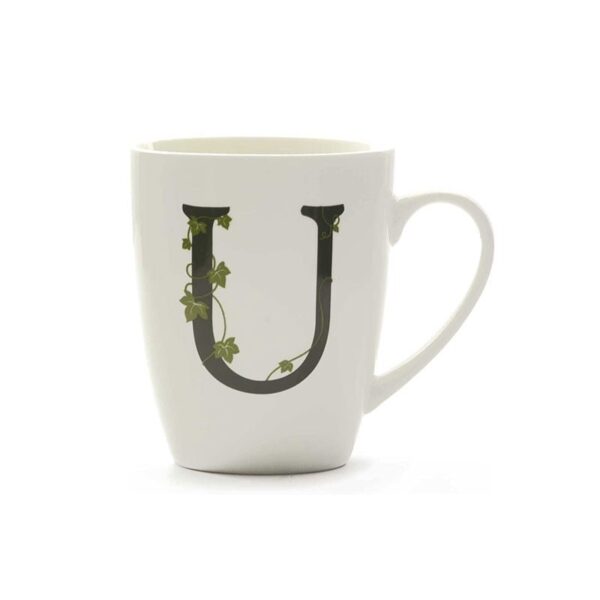 La Porcellana Bianca - Tazza Mug Lettera 'U'