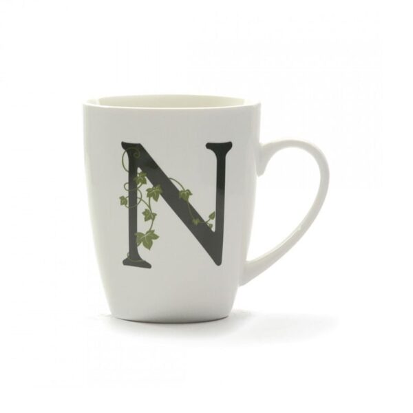 La Porcellana Bianca - Tazza Mug Lettera 'N'