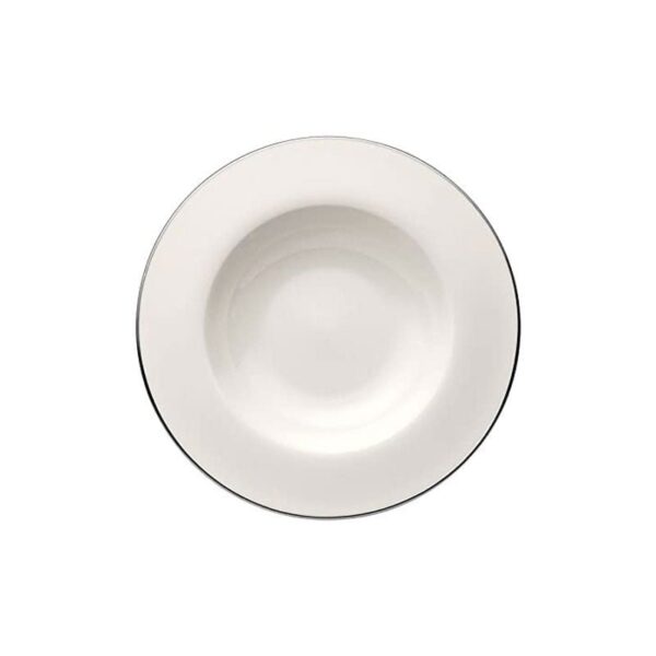 Rosenthal - Piatto fondo 23 cm falda - Brillance Ligne d'argent