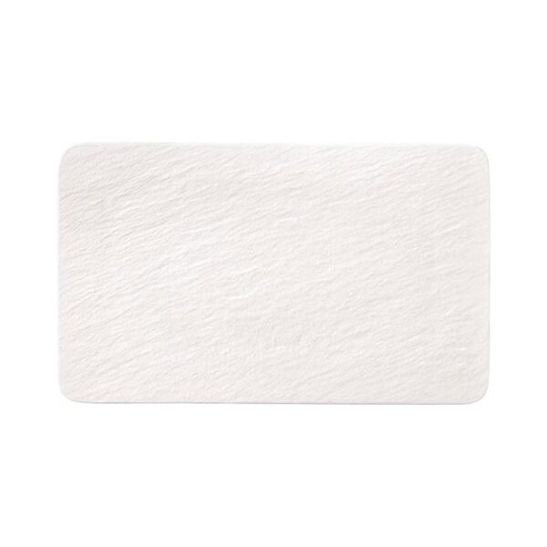 Villeroy & Boch - Piatto multifunzione rettangolare 28 x 17 x 1 cm - Manufacture Rock Blanc