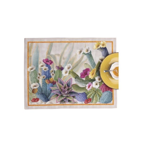 Tessitura Toscana - Set 2 pezzi sottopiatto Kactus Mymat Arancione 37x48
