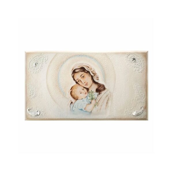 Acca - Pannello Sacro Madonna con Bambino 45x80