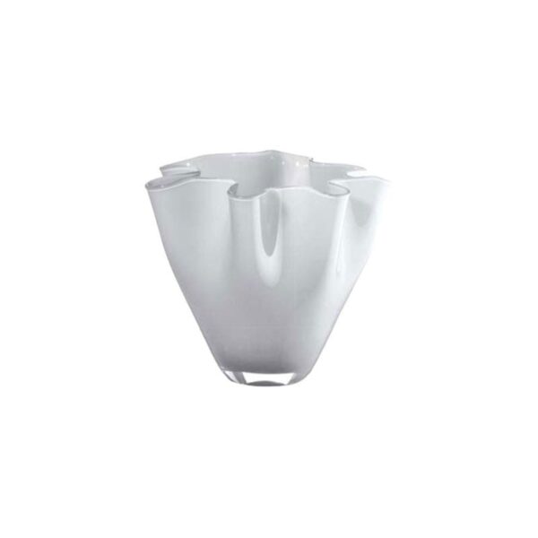 Onlylux - Vaso in vetro soffiato 28 cm Opale - Wave