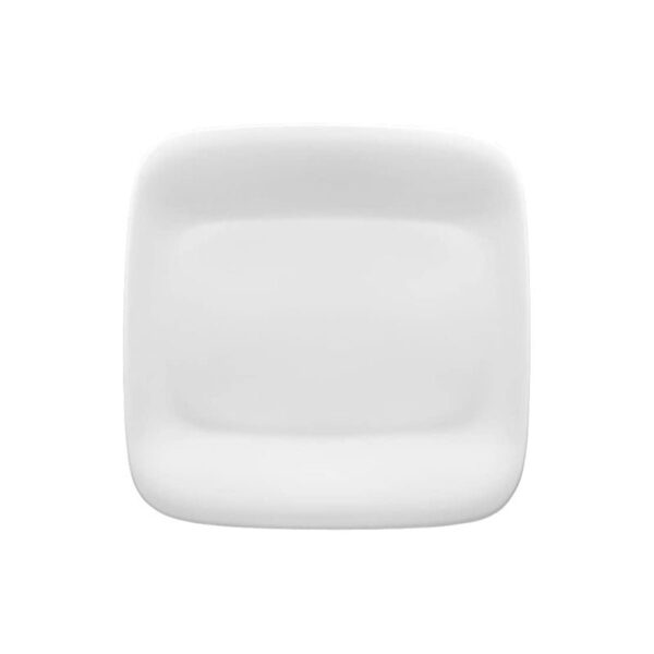 Thomas - Piatto Torta/Colazione 22 cm quadrato - Quadrondo Bianco