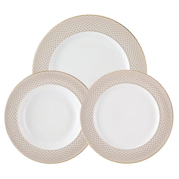 Rosenthal - Juego de platos de 18 piezas - Francis Carreau Beige