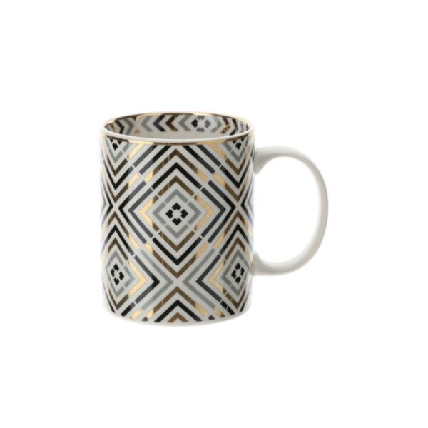Hervit - Tazza Mug porcellana rombi 8x10 - VLK Design
