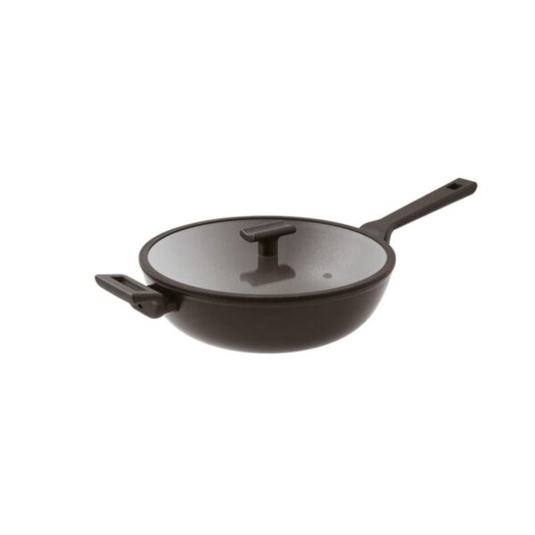 Sambonet - Wok Alluminio 1 manico 30 cm - Titan Pro Double Induction
