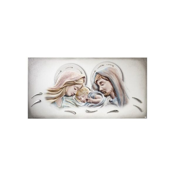 Acca - Quadro Sacra Famiglia e Carezze del Cielo cm 40x80