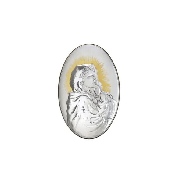 Acca - Pannello Madonna con Bambino cm 21x32