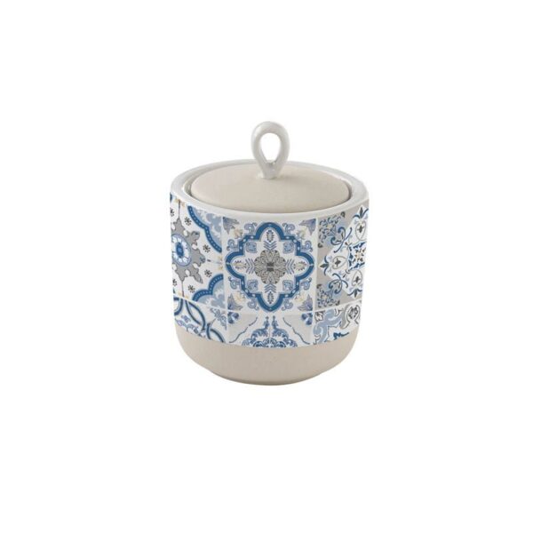Easy Life - Barattolo porcellana 8 x 10 cm - Blue