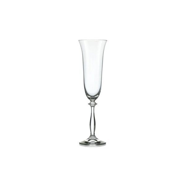 Bohemia Crystal - Set 6 Calici Champagne Flute 175 ml - Kleopatra