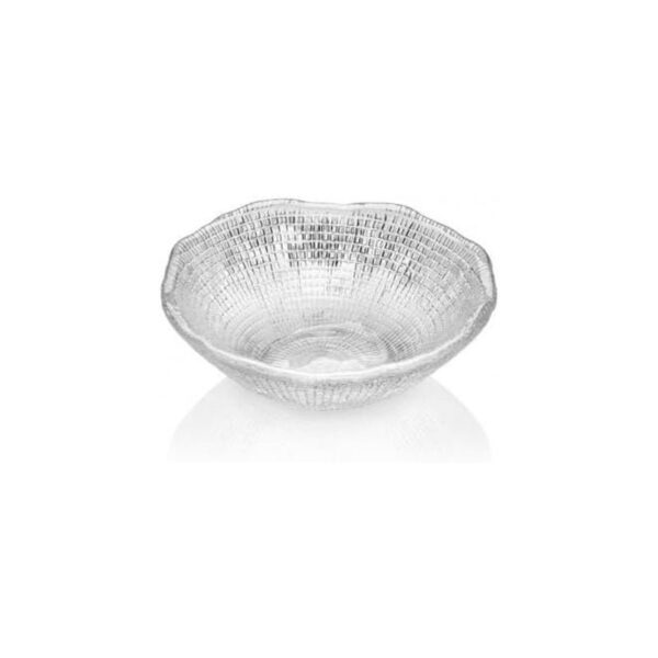 IVV - Piatto fondo 20 cm Vetro Trasparente - Diamante'