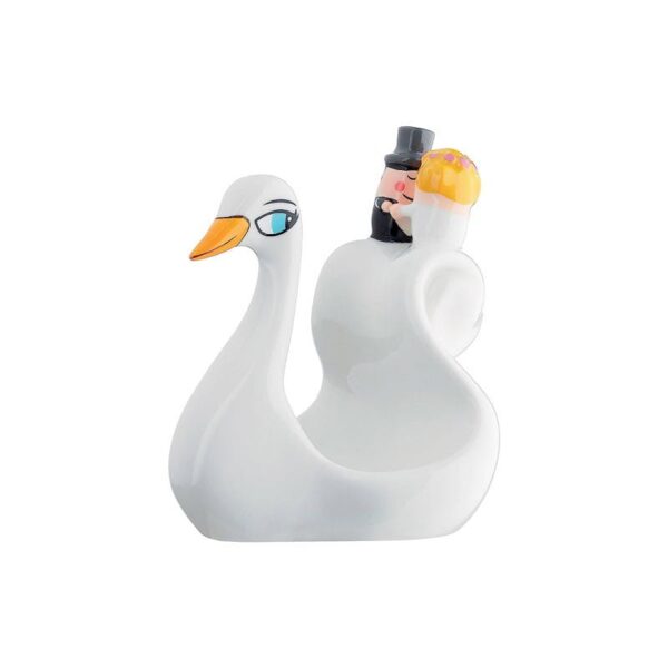 Alessi - Bomboniera in Porcellana, Multicolore, Bianco - Bombolina