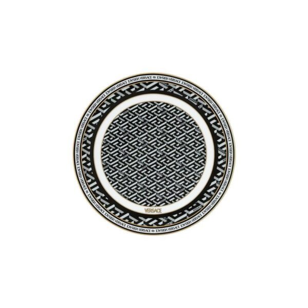 Rosenthal Versace - Coperchio per coppa 18 cm Nero - La Greca Signature Black