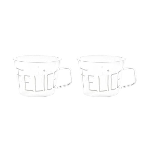 Simple Day - Set 2 tazze colazione - Oggi Sono Felice