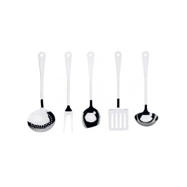 Alessi - Set 5 pz Mestoli da Cucina di Design in Acciaio Inossidabile 18/10