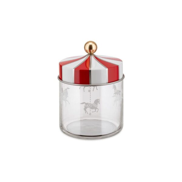 Alessi - Barattolo ermetico in Vetro Serigrafato 75 cl - Circus