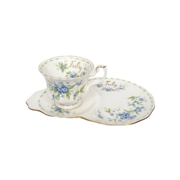 Royal Albert - Tazza tè c/piattino July - Flower of the Month - Hostess