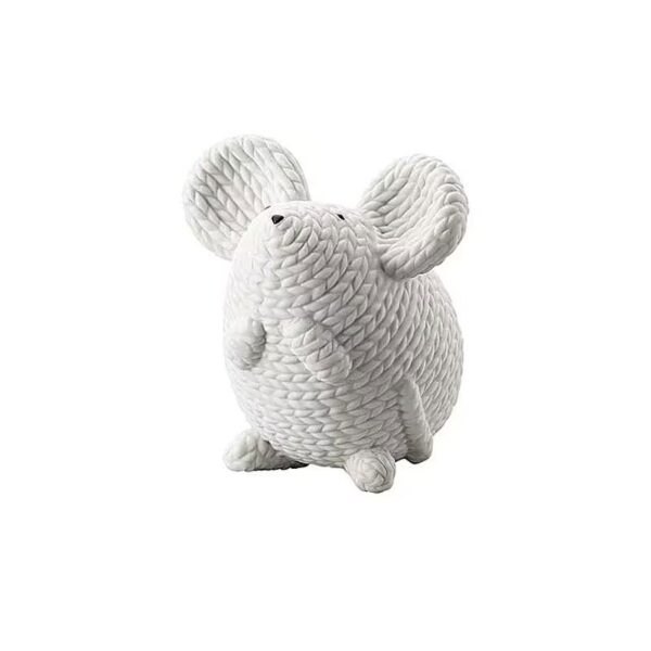 Rosenthal - Statuina Topo Elvis bianco grande 9.5 cm - Pets
