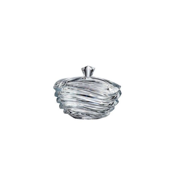 Bohemia Crystal - Scatola con coperchio Cristallo 17 cm - Wave