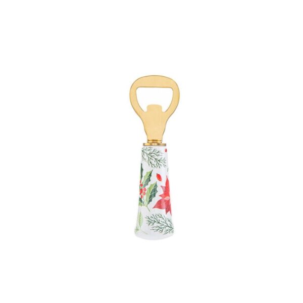 Le Stelle - Apribottiglie Bianco Natale 12 cm c/astuccio