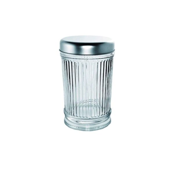 IVV - H15 cm transparent jar with cap - Industrial Chic