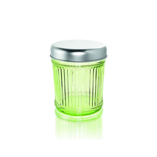 IVV - Barattolo h 12 cm Con tappo, Verde - Industrial Chic