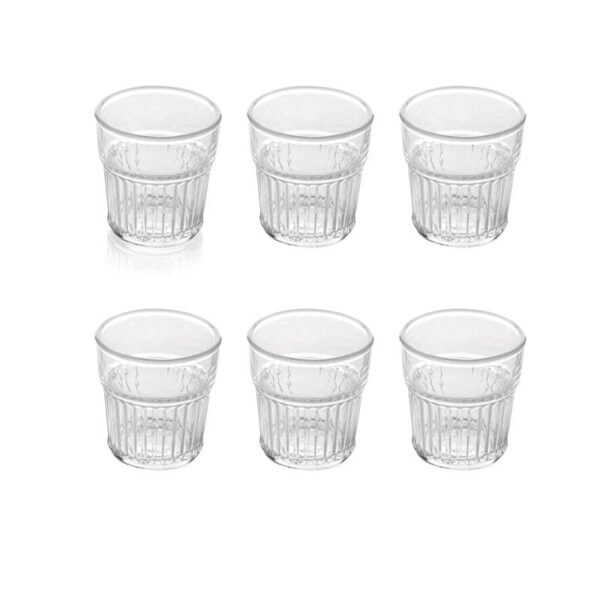 IVV - Set 6 Bicchierini Liquore 8 cl Trasparente - Industrial Chic