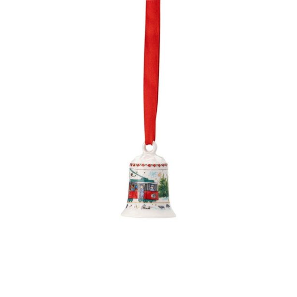 Hutschenreuther - Mini campanella in porcellana 4,9 cm - Straßenbahn