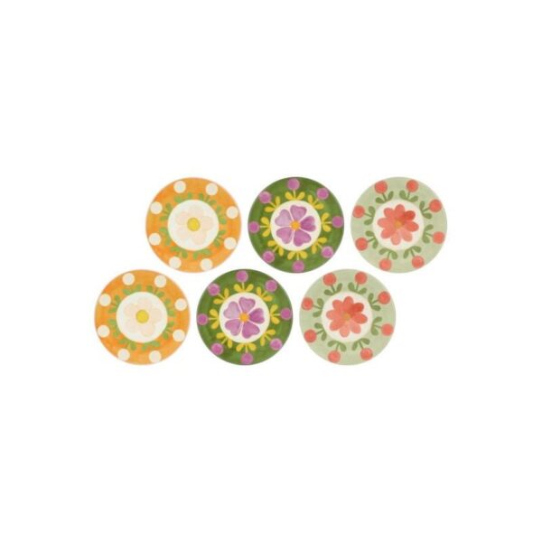 Thun - Set 6 sottobicchieri in ceramica e sughero - Florianne