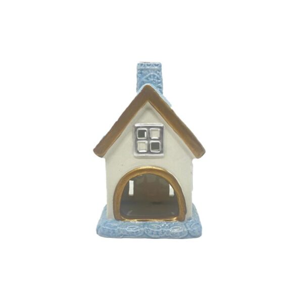 L'Oca Nera - Casetta in ceramica 9x7x14 cm