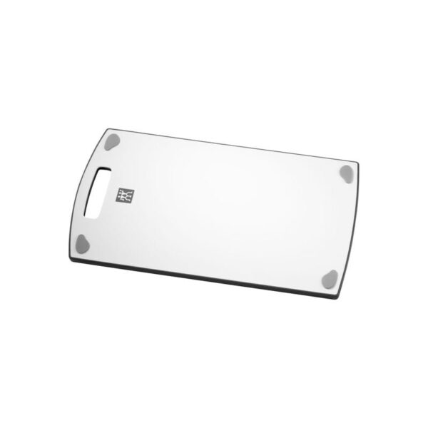 Zwilling - Tagliere 36 cm x 20 cm, bianco-grigio