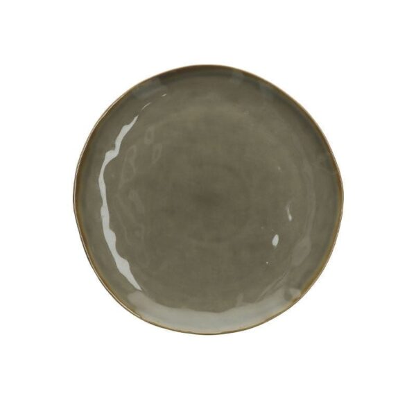 Rose & Tulipani Concerto Grigio Piatto Piano 27 cm