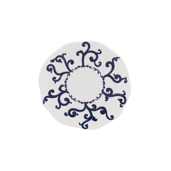 Rose & Tulipani - Piatto Frutta 20 cm - Curls Blue