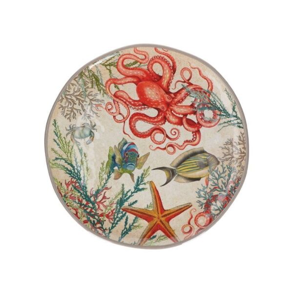 Rose & Tulipani - Vassoio Rotondo 42 cm - Sea Life