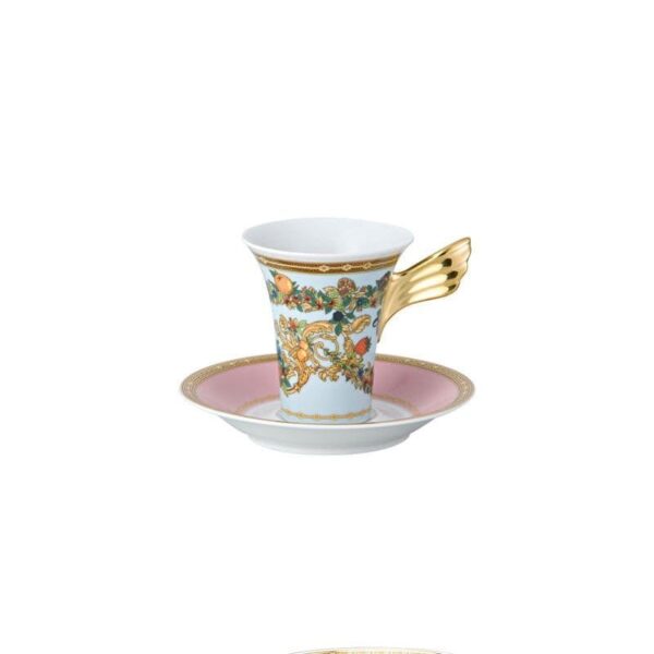 Rosenthal Versace - Tazza Caffè Espresso Con Piattino Ikarus Le Jardin de Versace
