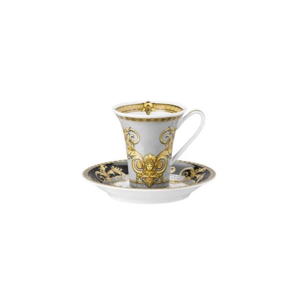 Rosenthal Versace -  Tazza Caffè Espresso Con Piattino Prestige Gala