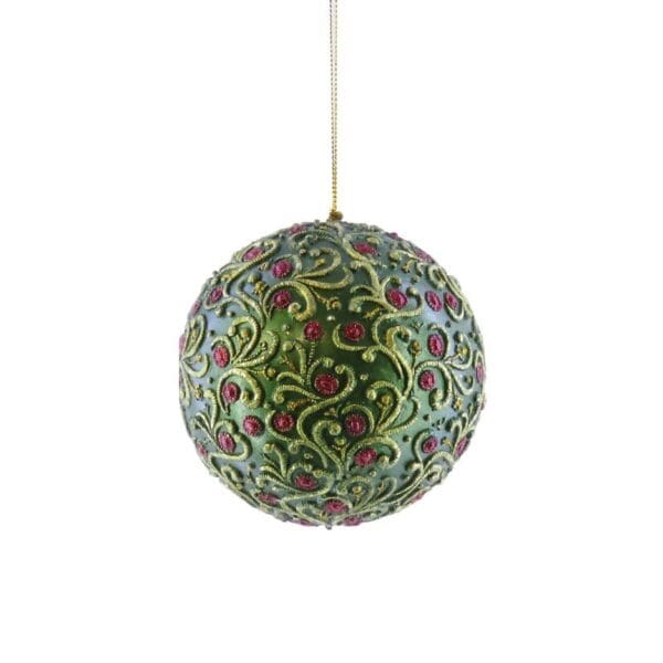 Lamart - Bola de resina de 10 cm pintada de 10 cm