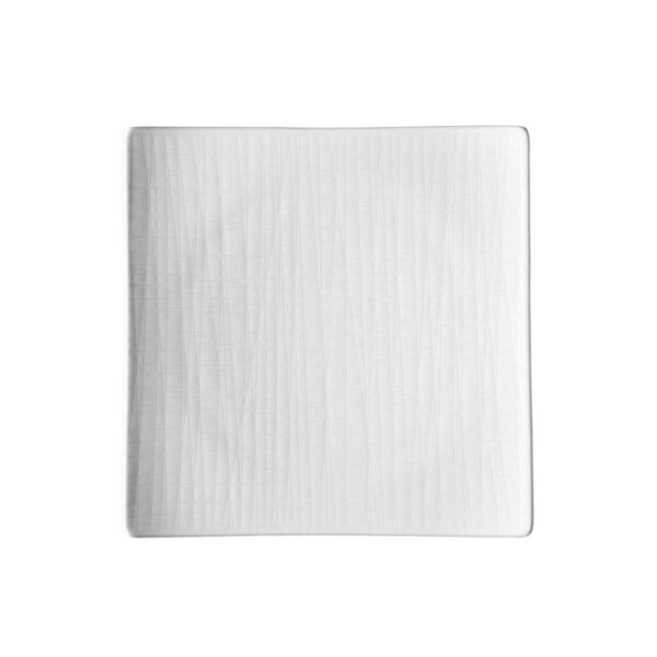 Rosenthal Mesh White Piatto Piano Quadrato 22 cm