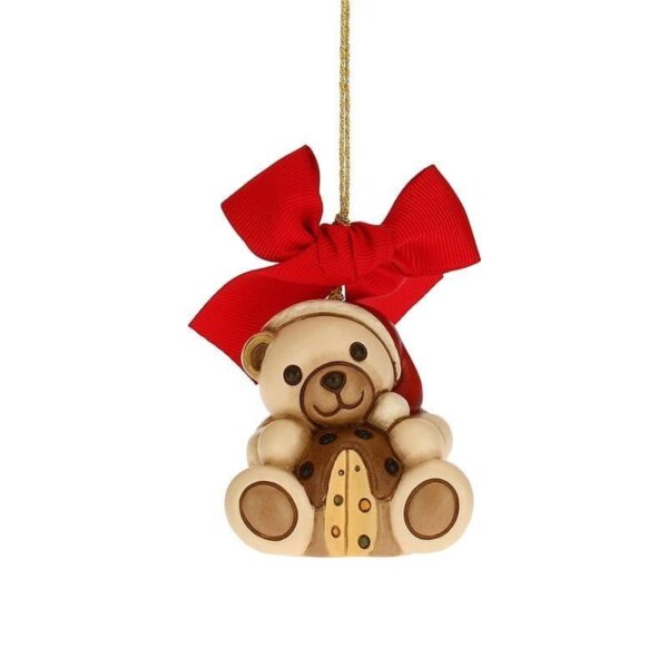 Thun - Addobbo Per Albero Di Natale Teddy Con Panettone Grande