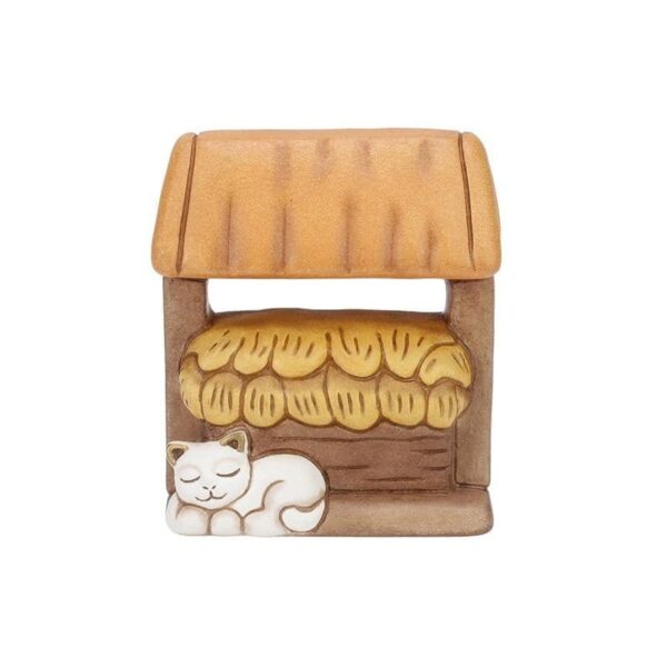 Thun - Mangiatoia Con Gatto Presepe Classico