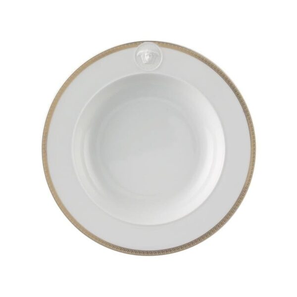 Versace Meandre d'Or Piatto Fondo 22 cm