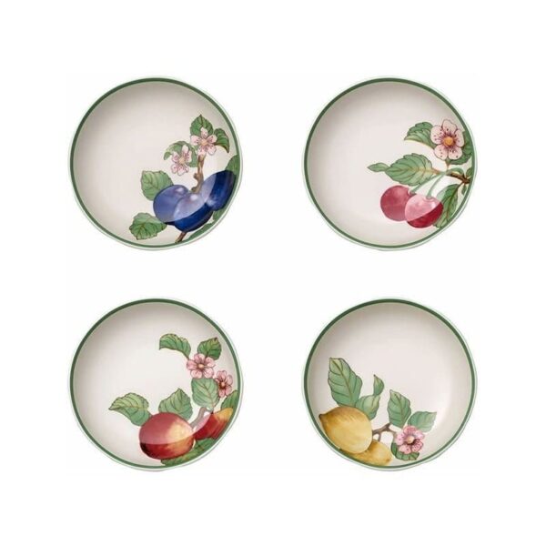 Villeroy & Boch French Garden Modern Fruits Set 4 Pezzi Ciotole Piane 23,5 cm